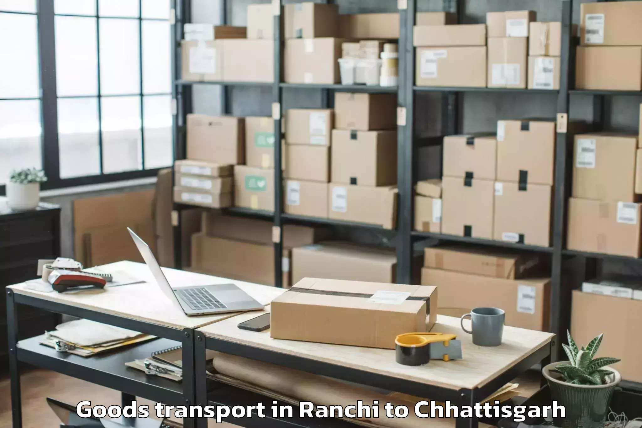 Book Ranchi to Surajpur Goods Transport